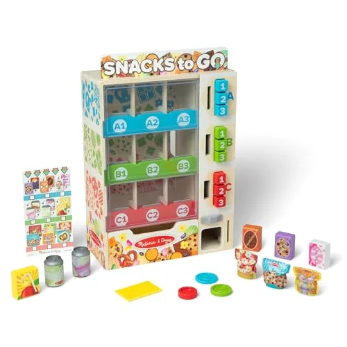 Melissa & Doug Verkaufsautomaten Spielset | 19-teilig