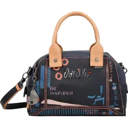 Anekke Contemporary Rucksack 37811-203, Blau, mehrfarbig - Handtasche in modernem Design, farbenfrohe Details und einzigartiger Look, ideal für stilbewusste Frauen im Alltag. Maße: 28 x 19 x 12 cm.