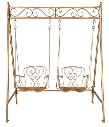 Gartenschaukel Landhausstil Schaukel Hollywoodschaukel Metallschaukel Vintage