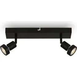 Briloner LED Deckenleuchte 5W mit schwenkbaren Spots - Moderne Deckenlampe in Schwarz, ideal für vielseitige Innenräume. Einfache Installation und schwenkbare Lichter sorgen für flexible Beleuchtung.