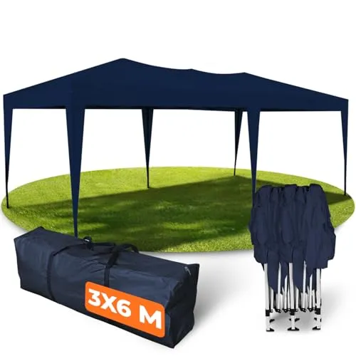 Kronenburg Faltpavillon wasserdicht Pavillon, Gartenzelt, 3x6 m
