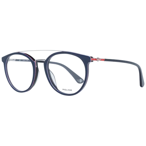 Police Brille VPL881 09DD 51 Herren Blau von De Rigo