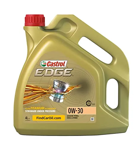 Castrol Edge 0W-31 Motoröl, 4L - Hochleistungs-Syntheseöl für optimale Motorleistung und Sicherheit, selbst bei niedrigen Temperaturen. Ideal für anspruchsvolle Fahrer.