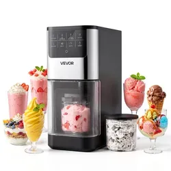 VEVOR Eismaschine 7-in-1 für hausgemachtes Eis