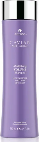 Alterna Caviar Multiplying Volume Shampoo 250 ml - Volumenshampoo für feines, brüchiges Haar, mit Kaviar-Extrakt und Color Hold®-Technologie. Schützt die Haarfarbe und sorgt für intensives Volumen und Glanz.