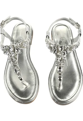 Buffalo Damen Sandalette in Silber/Platin von Buffalo