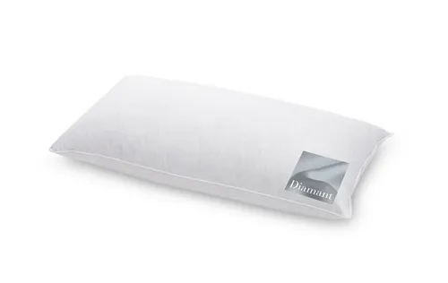 HANSKRUCHEN Daunenkissen DIAMANT, Füllung: 70% Federn, 30% Daunen, Bezug: 100% Baumwolle, allergikerfreundlich