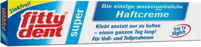 fittydent Super Haftcreme – Wasserunlöslich für sicheren Halt