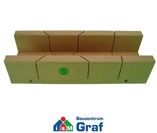 HaWe Gerungsschneidlade Gehrungslade Schneidlade 250x57x42mm, 45° 90° /#857480