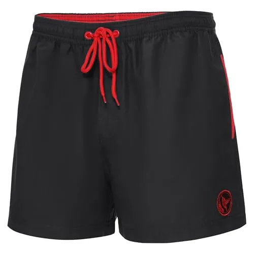 Ladeheid Badehose Herren Badeshorts Herren LA40-199 (Schwarz,XL)