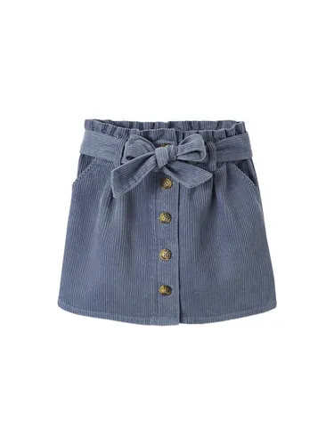 vertbaudet Minirock Mädchen Paperbag-Rock, Cord, Bundweite verstellbar