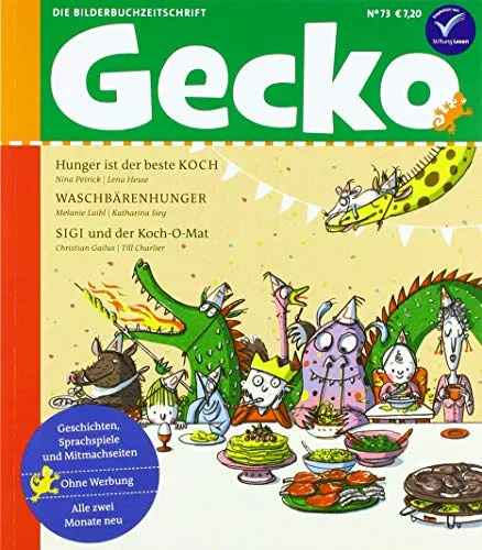 Gecko Kinderzeitschrift Band 73: Die Bilderbuchzeitschrift