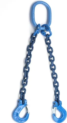 Joma-Tech 2-Strang Anschlagkette 2m GK10 8mm blau VK. in blau von Joma-Tech GmbH