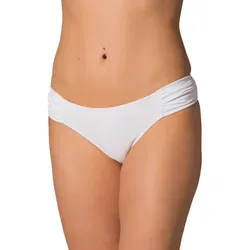 Aquarti Bikini-Hose Aquarti Damen Bikinihose mit seitlichen Raffungen weiß 38