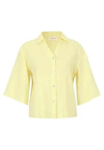 Cartoon Damen Leinenbluse mit Kragen 36, Charlock - Tops, T-Shirts & Blusen für Damen, aus leichtem Leinen für ein angenehmes Tragegefühl bei warmem Wetter.