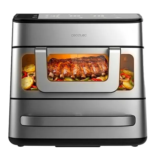 Cecotec Heißluftfritteuse und Ofen 18L Cecofry FoodCourt 18000 4Pizza+