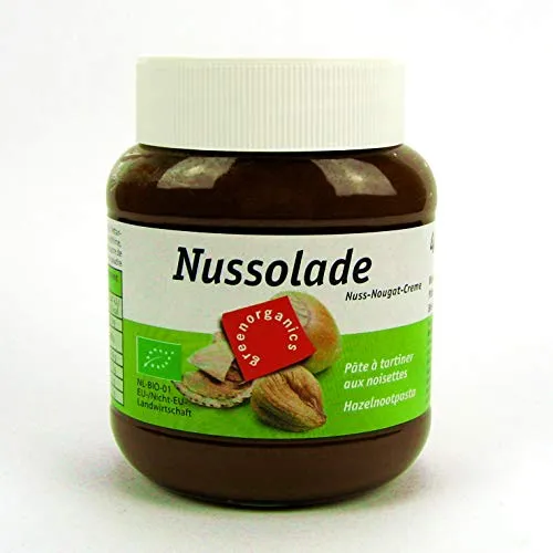 Green Organics Nussolade Nuss Nougat Creme bio 400 g