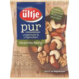 Ültje Nussmischung Pur, ungeröstet und ungesalzen, 150g
