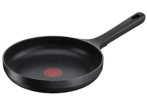 Tefal Bratpfanne Trattoria Pro 24 cm - Robuste Aluminiumguss-Pfanne mit Antihaftversiegelung und Temperaturanzeiger, ideal für Induktionsherde – perfekt für gesundes und fettfreies Braten!