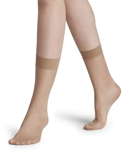 FALKE Damen Socken Seidenglatt 15 DEN W So transparent einfarbig 1 Paar, Hautfarben Cocoon 4859, 35-38
