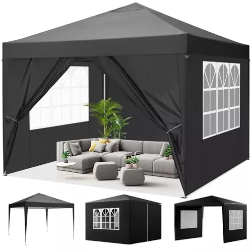 KANWOD Pavillon 3x3 m TORM, Wasserdicht und Stabil von KANWOD RELY ON QUALITY