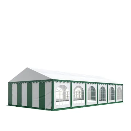 TOOLPORT PRO 6x12m Partyzelt – Wasserdicht & Langlebig in weiß von Toolport