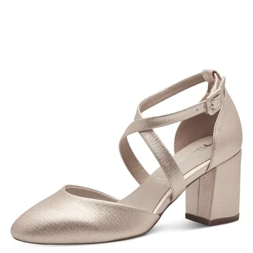 Tamaris Damen Pumps Vegan Elegant in Rosa, EU 36 - Elegante Pumps mit TOUCH-IT Funktion für optimalen Tragekomfort und angenehmes Laufgefühl. Dank ANTI-Slide und ANTI-Shokk Technologien perfekt gedämpft. Sicherer Halt durch praktischen Schließeverschluss.