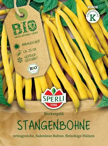 Produktbild Sperli BIO Stangenbohnensamen, gelb 80408