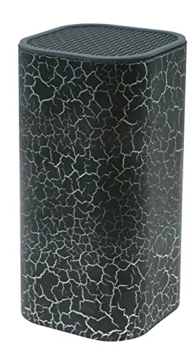 Lashuma Großer Messerhalter 11x11 Höhe: 23 cm, Messerblock Kunststoff, Kochmesser Block Design: Blitze