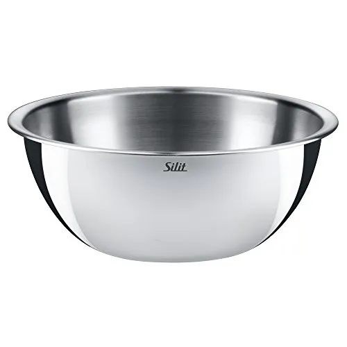 Silit Küchenschüssel 16 cm, Edelstahl, multifunktional als Rührschüssel Salatschüssel Servierschüssel, stapelbar