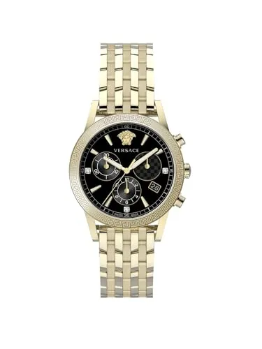 Versace Herren Armbanduhr Sport Tech 40 mm Armband Strap Armband Edelstahl VELT00919