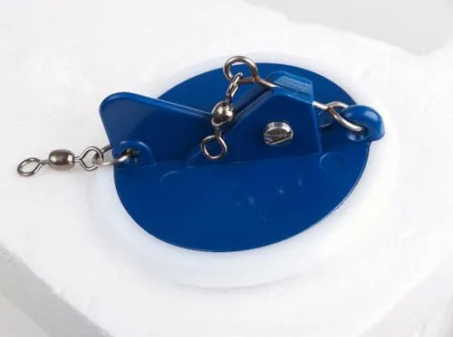 Produktbild Fladen Disc Diver, Diese Tauchscheibe für das Trolling ist in 4 Größen verfügbar, Diese reichen von 45mm - 107mm (87mm blau)