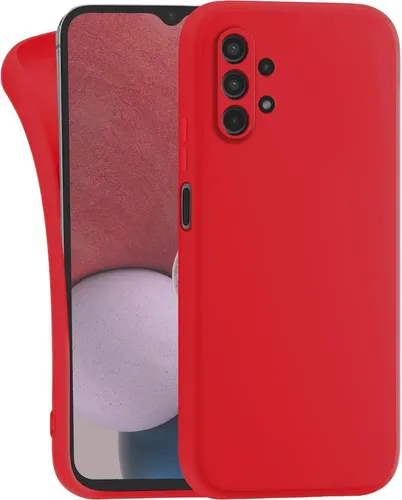 Hülle für Samsung Galaxy A32 5G - Handyhülle Cover aus Silikon Rot