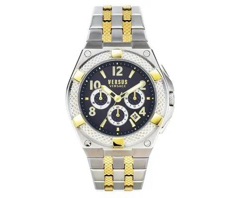 Versus by Versace Damen Uhr Camden Market VSPEW0619 - Armbanduhr für Damen mit analoger Anzeige und elegantem Edelstahlarmband. Wasserdicht bis 50 m, ideal für jeden Anlass und stilvoll im zeitgenössischen Design.