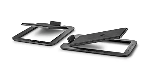 wavemaster P1 Lautsprecher Ständer-Set zur optimalen Aufstellung von Stereoboxen, schwarz