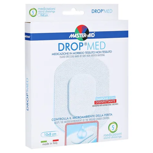 DROP med 8x10 cm Wundverband steril Mast 5 St