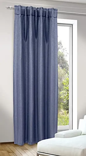 Albani Deko-Schal Jolie Jeansblau 245x135 cm in blau von Albani