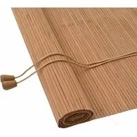 vidaXL Rollo Fensterjalousien aus Bambus - 120 cm x 220 cm, hellbraun - Rollos aus hochwertigem Bambus, bieten effektiven Sonnenschutz und verleihen jedem Raum eine natürliche Optik. Ideal für Wohn- und Schlafzimmer.