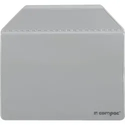 König Werbeanlagen Hinweisschild Magnettaschen coropac Typ 4,Magnetband,grau,scannerlesbar