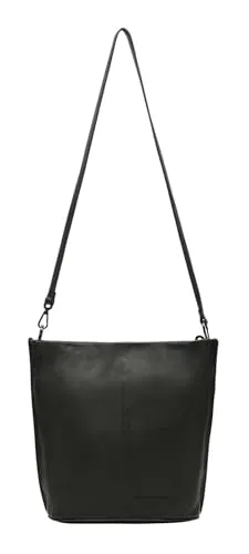 Liebeskind Berlin Women's M Hera Sheep Natural Hobo, Black - Damen-Schultertaschen, stilvolle Hobo-Tasche aus hochwertigem Schafsleder für einen eleganten Look