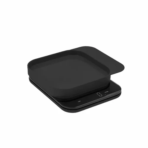 Rosti Küchenwaage Mensura, präzise Grammwaage bis 10 kg - Küchenwaagen aus robustem ABS-Kunststoff in Schwarz, ideal für präzise Messungen beim Kochen und Backen.