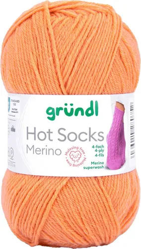 Gründl Hot Socks Merino Häkelwolle, 50g