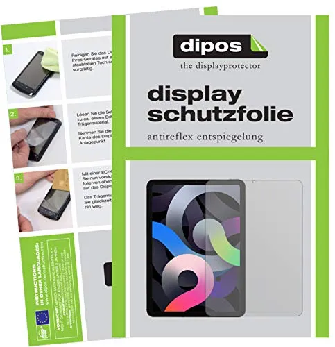 dipos I 2x Schutzfolie matt kompatibel mit Apple iPad Air 10.9 Zoll (4.Gen 2020) Folie Displayschutzfolie