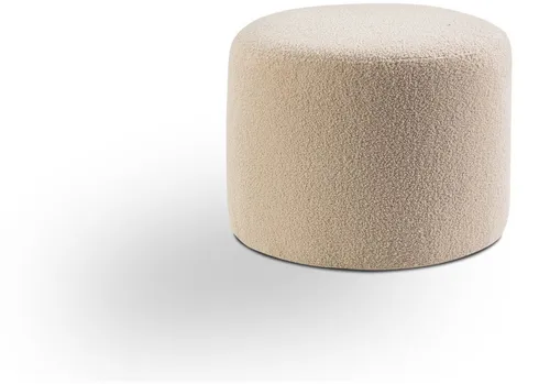 Mid.you Hocker Kolo, Beige, zylindrisch, 51x41x51 cm - Stylischer Mid.you Hocker Kolo in Beige, zylindrisch und ideal für Ihr Wohnzimmer. Mit geprüfter Qualität, perfekt als Sitzgelegenheit oder dekoratives Element.