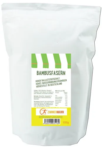Bambusfasern 1000g von Zimmermann