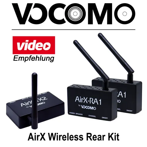 VOCOMO AirX-RearKit: Kabelloses HiRes Audio-Funksystem für 5.1 Heimkino