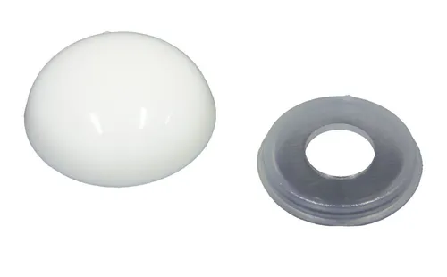 Connex Abdeckkappen Ø 15 mm weiß