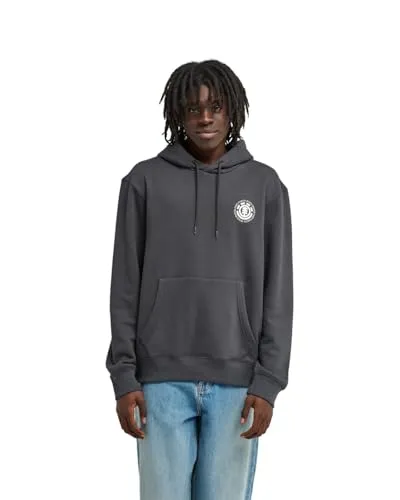 Element Kapuzensweatshirt Seal schwarz M - Stylisches Kapuzensweatshirt aus 55% Baumwolle, ideal für lässige Looks und bequemes Tragen. Maschinenwaschbar und perfekt für jede Gelegenheit.