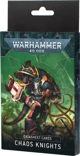 Warhammer 40.000 Chaos Knights Datasheet Cards von Games Workshop