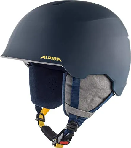 Alpina Kinder Skihelm, Ink-Grey Matt, 51-54 cm